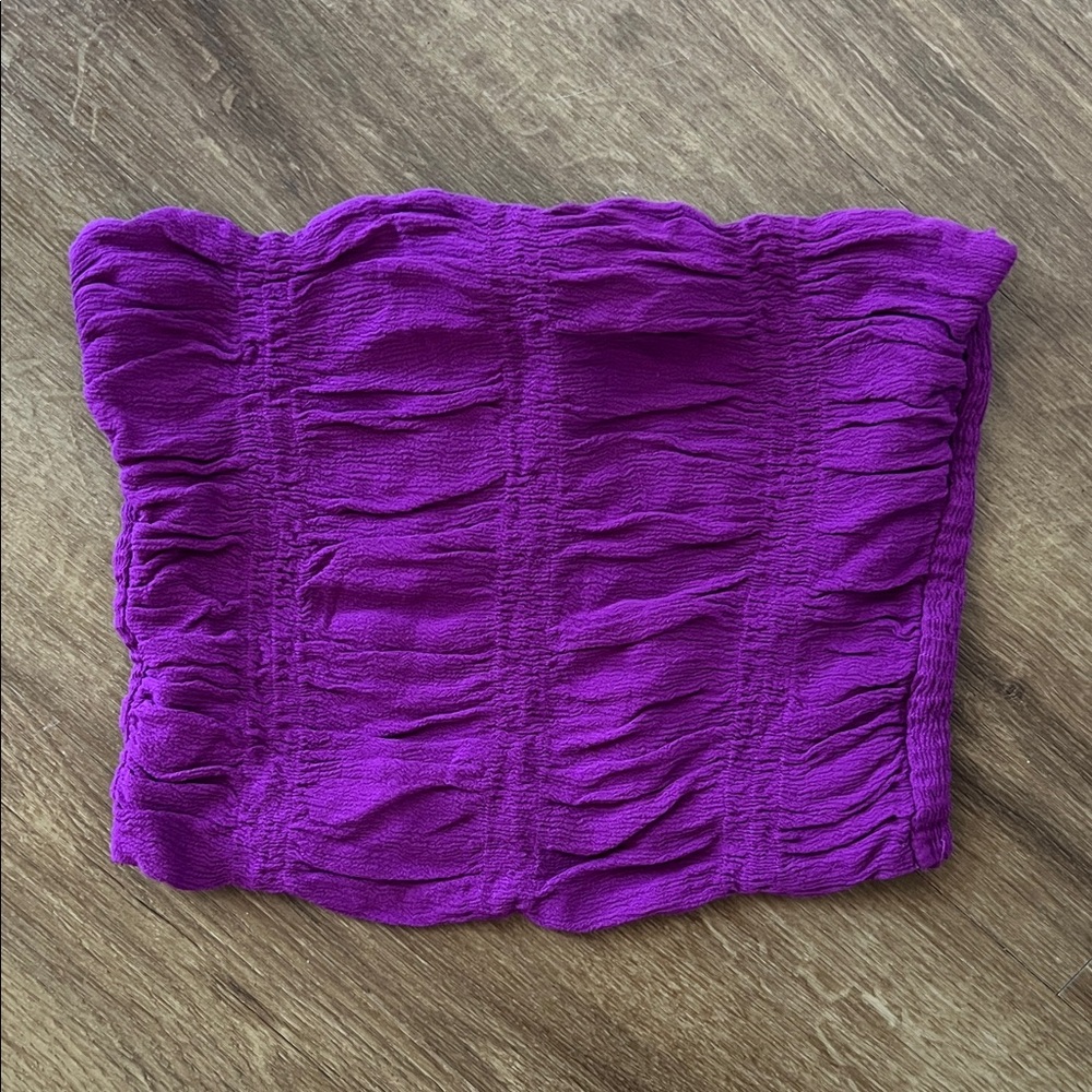 Vibrant Ruched Tube Top